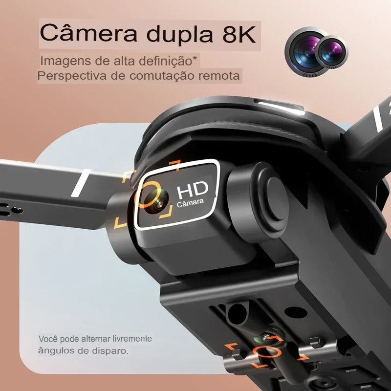 Drone 8K HD 2 Câmeras - ZHM