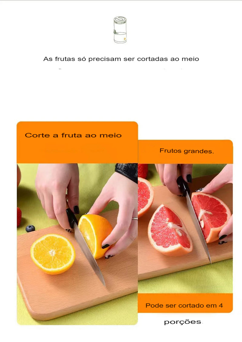 Espremedor de Frutas Elétrico Sem Fio - ZHM